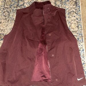 Nike Men's Burgundy Vest